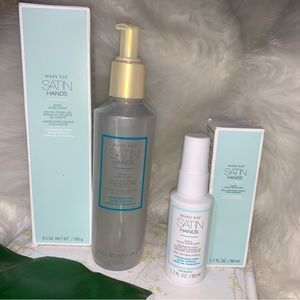 Fragrance-Free Satin Hands Shea Hand Soap 6.5oz & Sanitizer 1.7oz